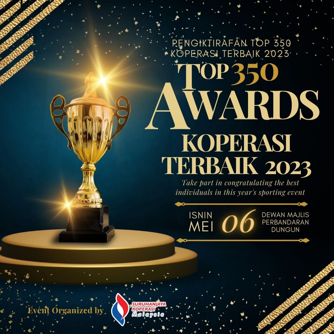 KOMODAL Berjaya Mendapat Pengiktirafan Top 350 Koperasi Terbaik Malaysia Tahun 2023